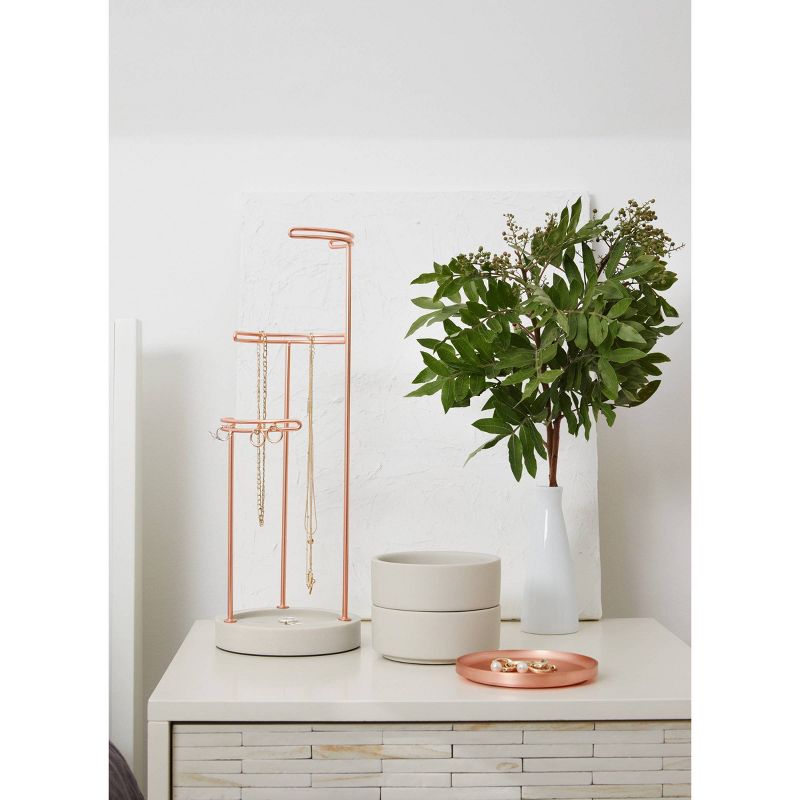 Tesora Jewelry Storage Box White/Pink - Umbra