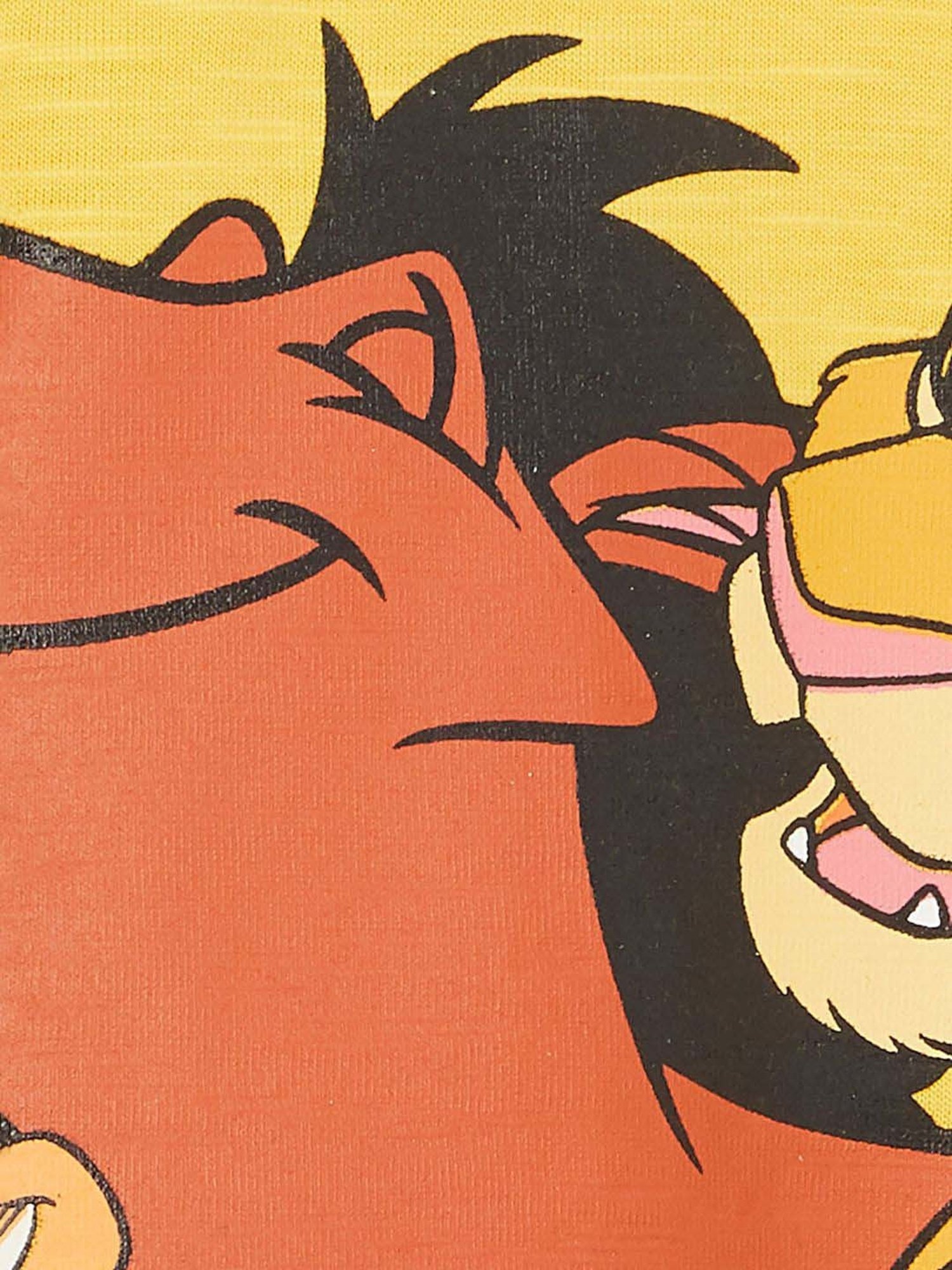 Juniors by Lifestyle Yellow Cotton Printed T-Shirt