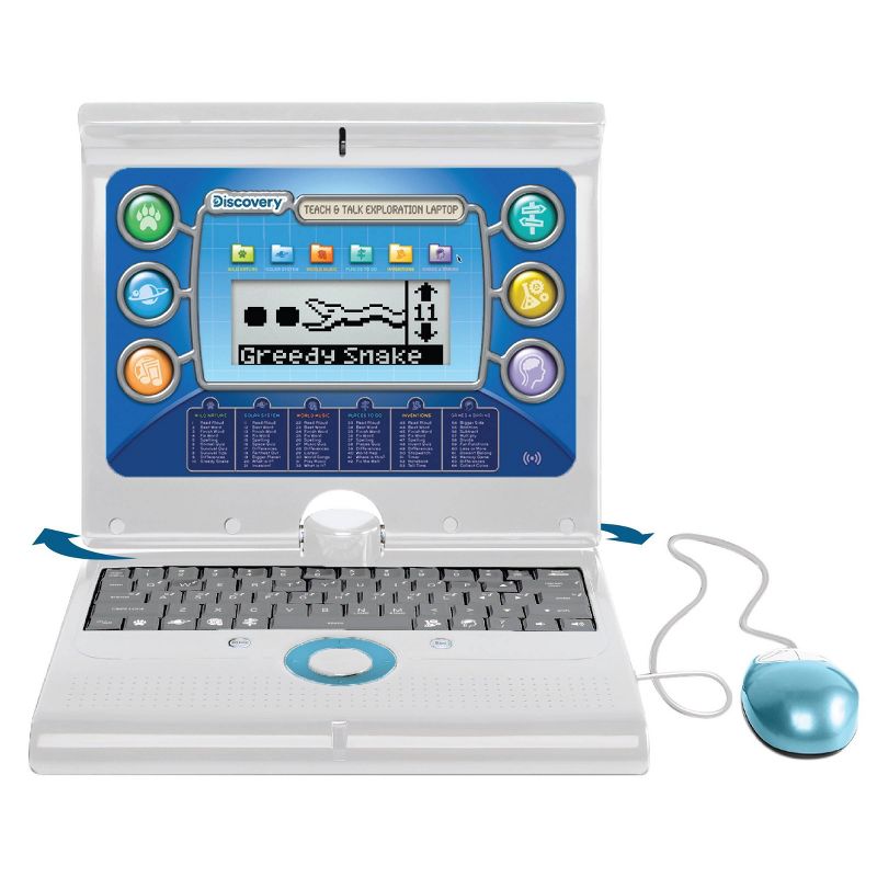 Discovery Kids Toy Computer Laptop - Blue