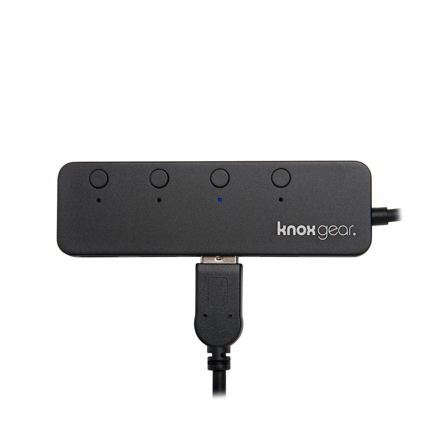 blue microphones yeti usb microphone satin red with knox gear pop filter and 3.0 4 port usb hub bundle