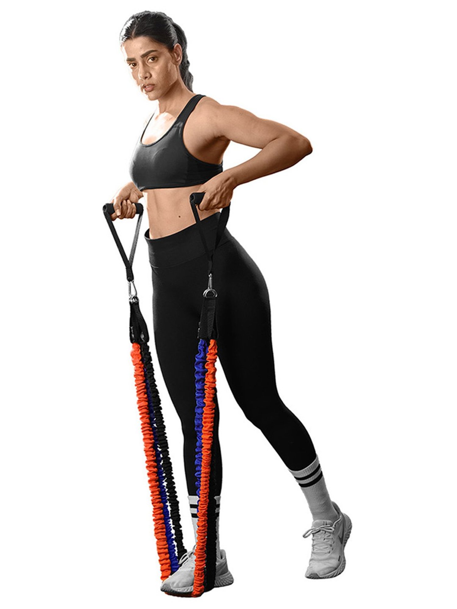 Jerai Fitness JA026 TPR Resistance Band Set (Multicolor)