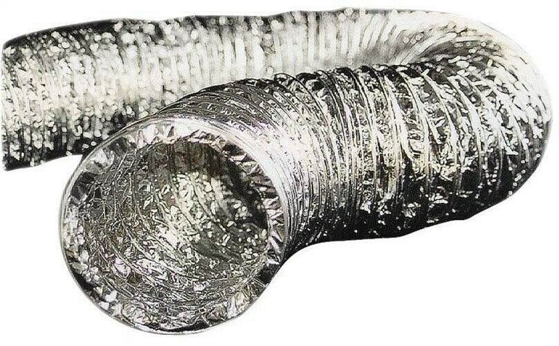 SilverDuct Foil Transition Dryer Duct,No 10677,  Builders Best
