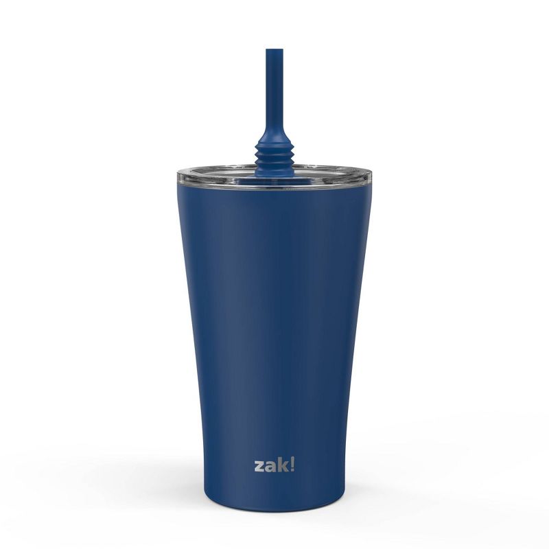 Zak Designs 20oz Stainless Steel Double Wall Vacuum Tumbler Indigo