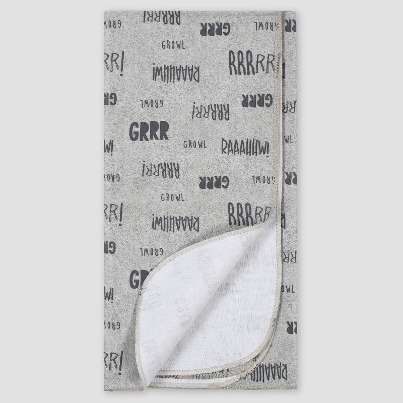 Gerber Baby Boys' 4pk Dino Flannel Blanket Set - Purple