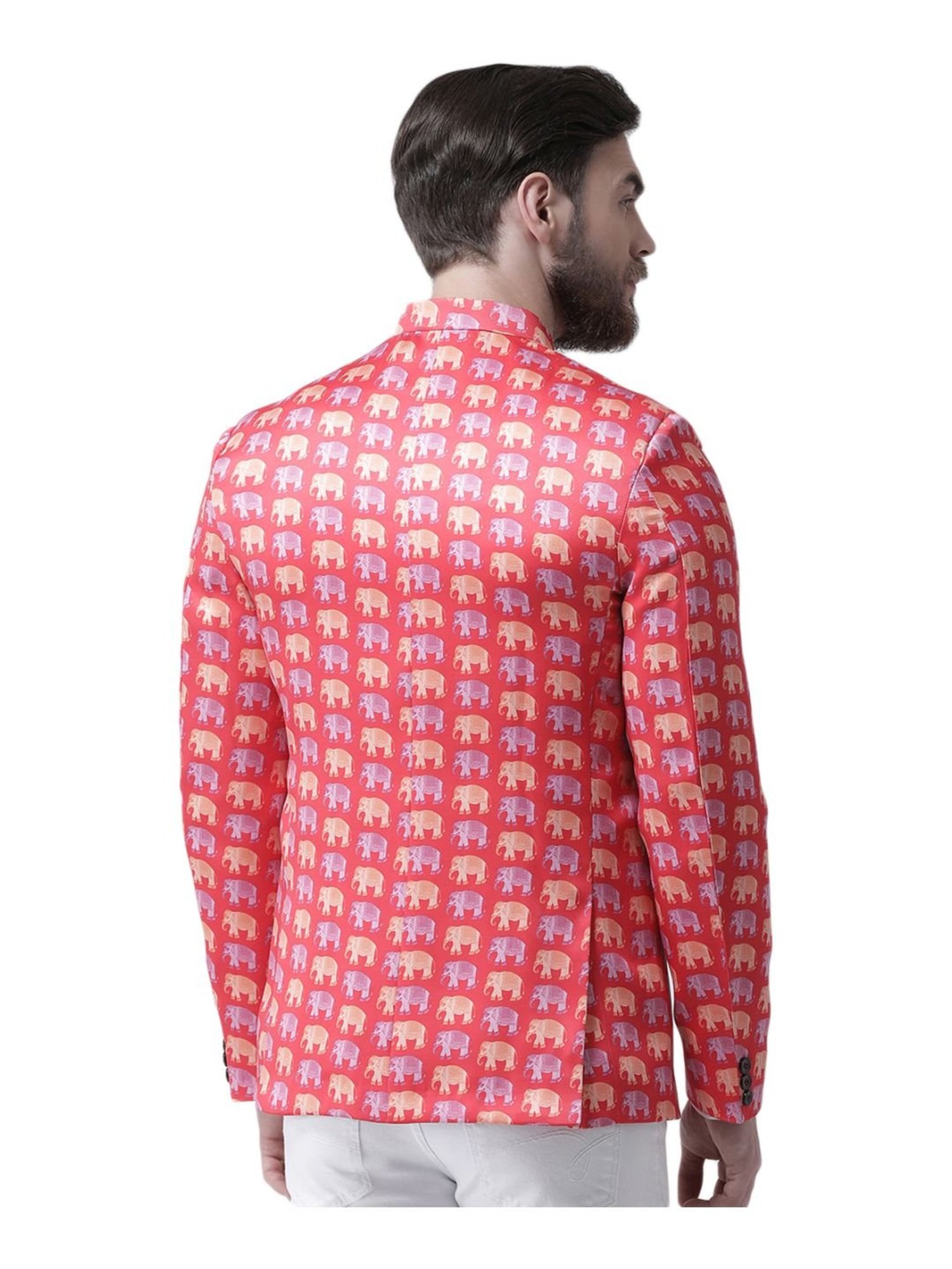 Hang Up Multicolor Regular Fit Printed Blazer