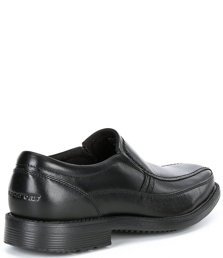Rockport Men's Stratton Bicycle Toe Leather Slip-Ons