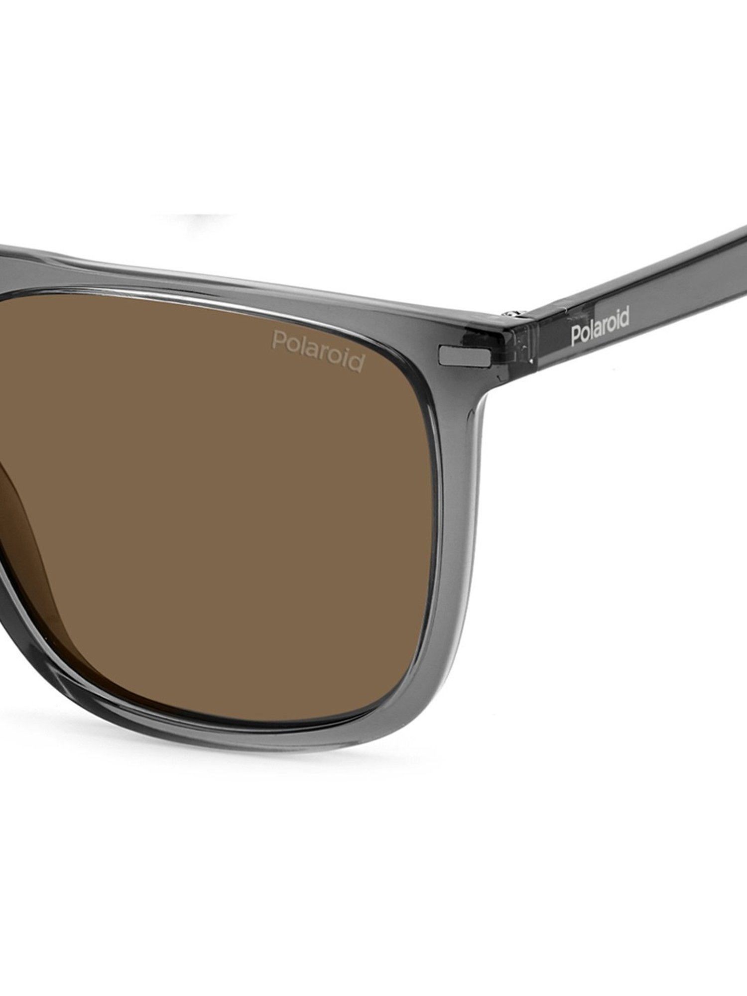 Polaroid Brown Rectangular Sunglasses for Men