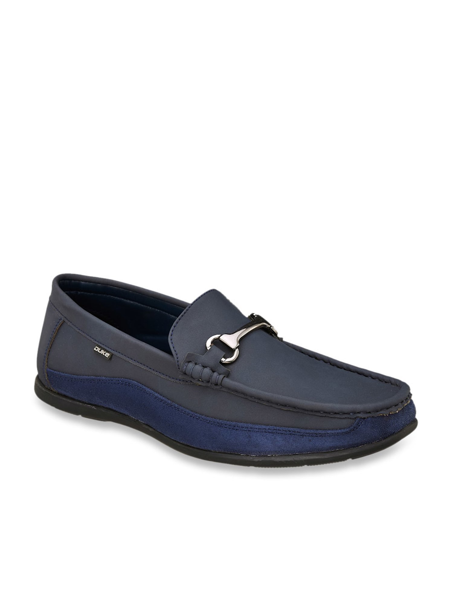 Duke Men's Navy Casual Loafers
