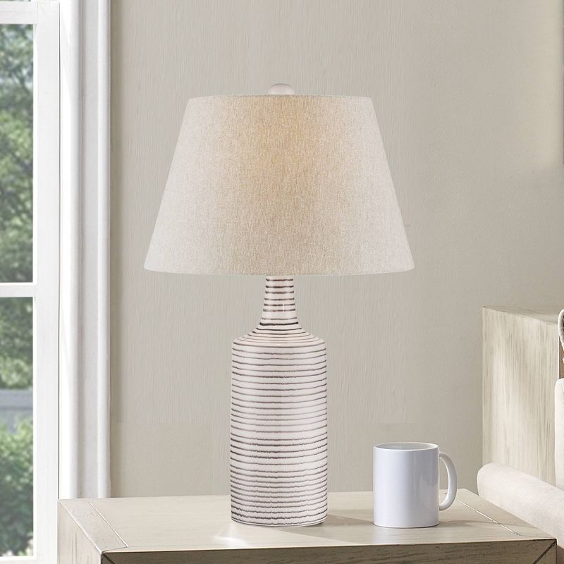 Rachelle Table Lamp White (Includes CFL Light Bulb) - Lite Source