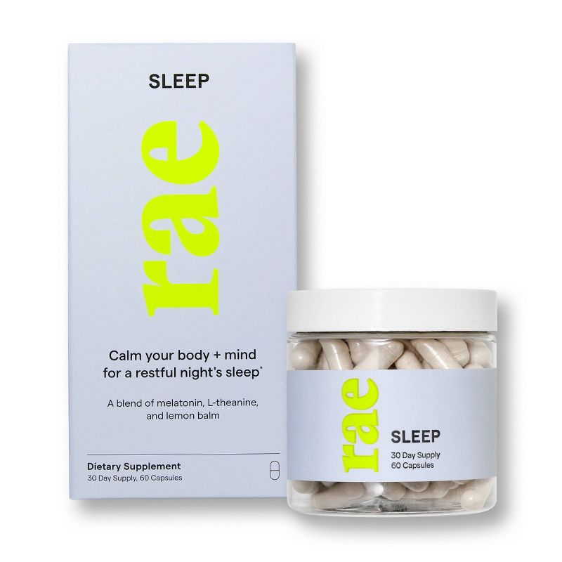 Rae Sleep Dietary Supplement Capsules - 60ct