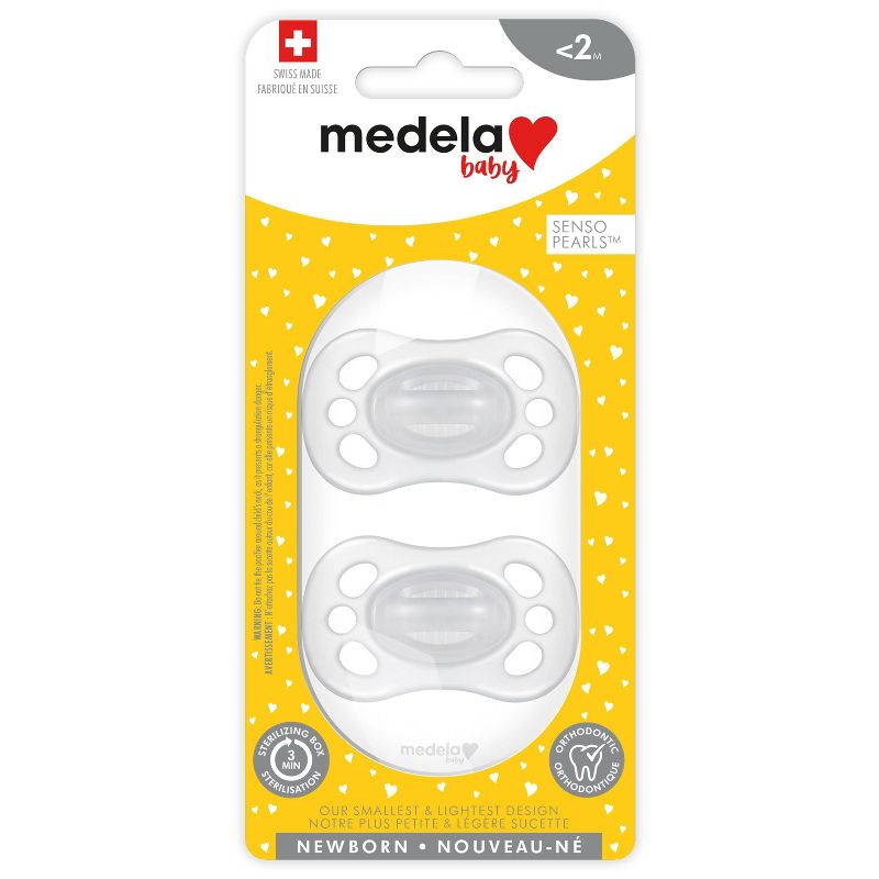 Medela Baby Soft Silicone Newborn Pacifier - 2pk