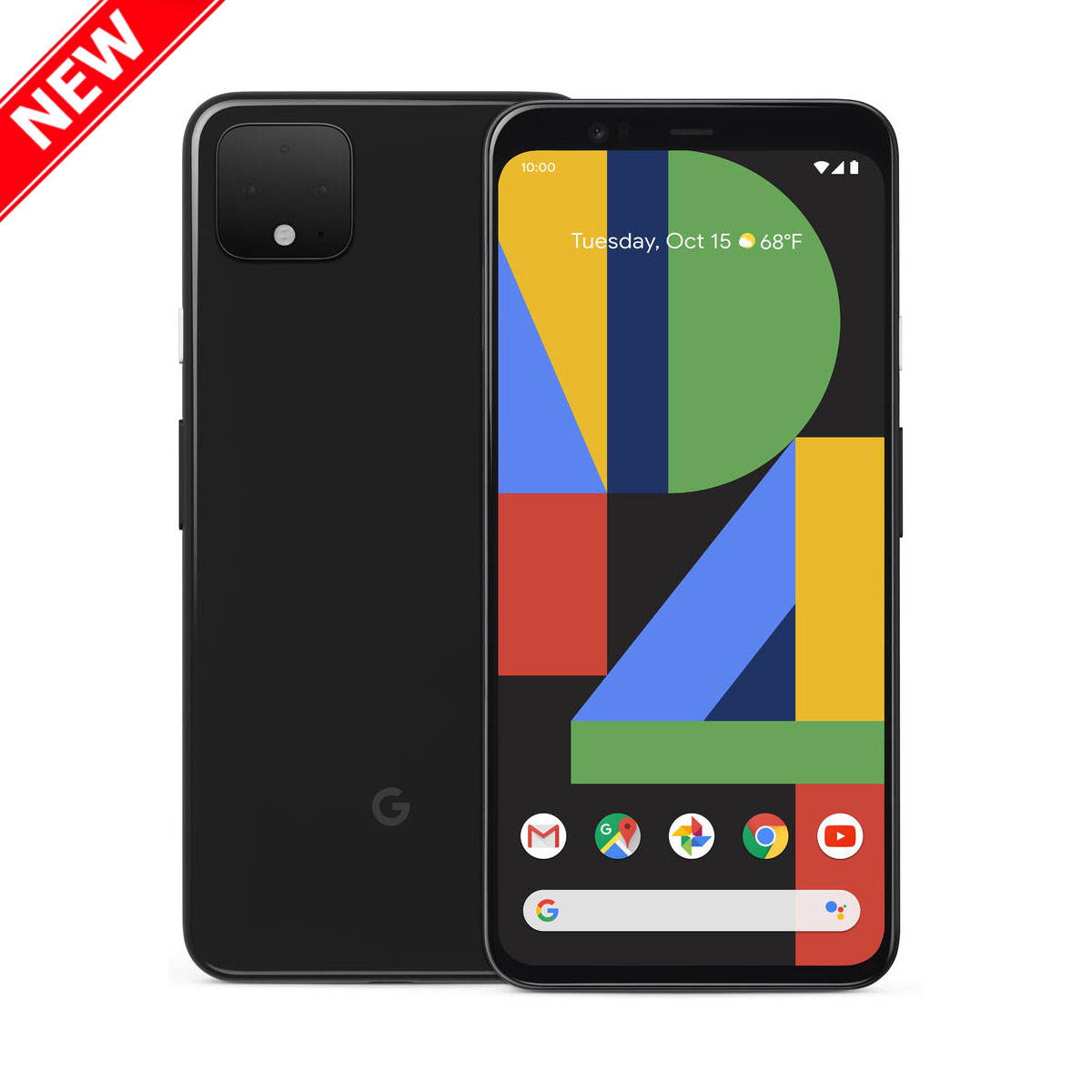 Google Pixel 4 128GB G020l GSM + CDMA Factory Unlocked 4G LTE 5.7" P-OLED Display 6GB RAM Snapdragon 855 GOOGLE EDITION  Smartphone - Clearly White