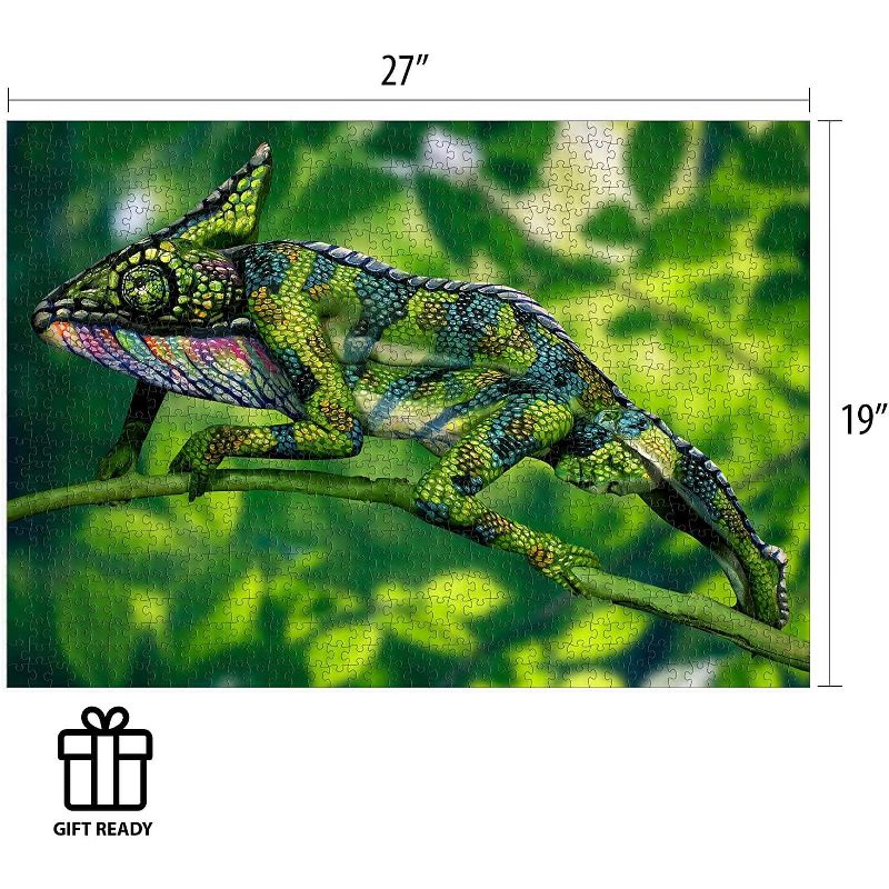 Funwares Johannes Stotter Chameleon Body Art 1000 Piece Jigsaw Puzzle