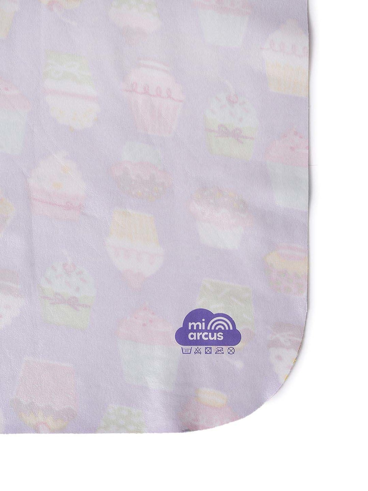 MiArcus Green Polyester 180 GSM Mattress Protectors (0-12 Month) - Set of 1