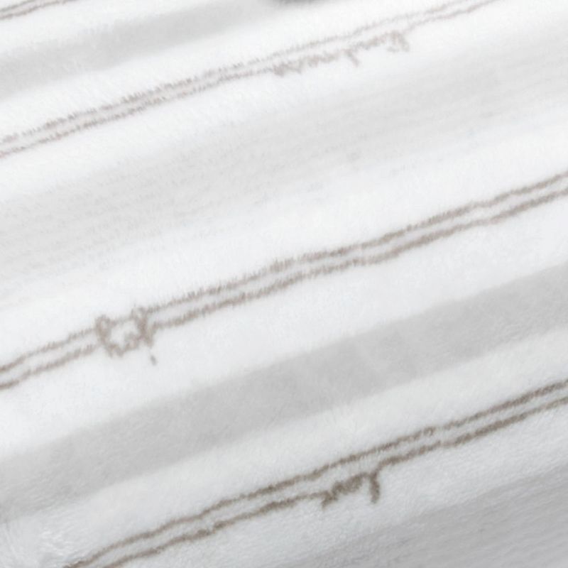 ED Ellen DeGeneres Block Striped Throw Blanket Gray