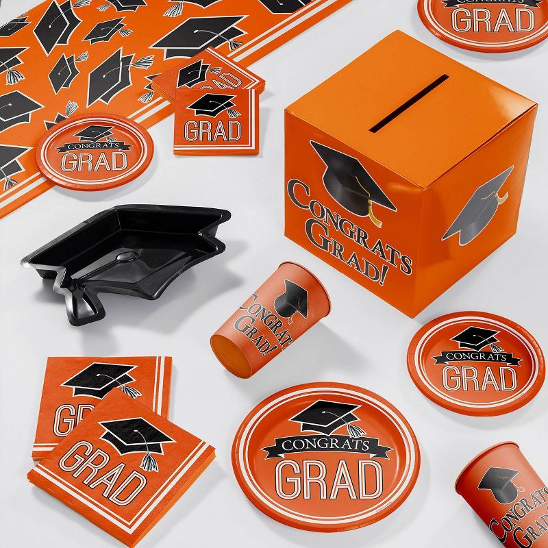 Black Mortarboard Graduation Serving Tray