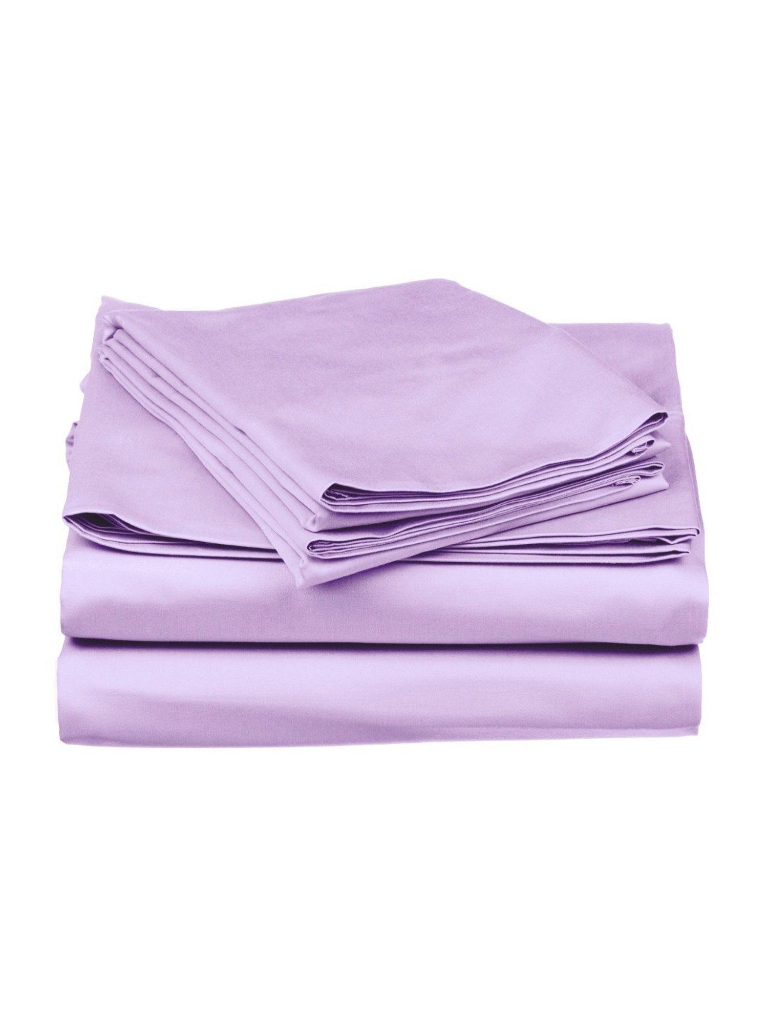 Stoa Paris Lilac Polyester 300 TC Date Night Single Bedsheet With Pillow Cover