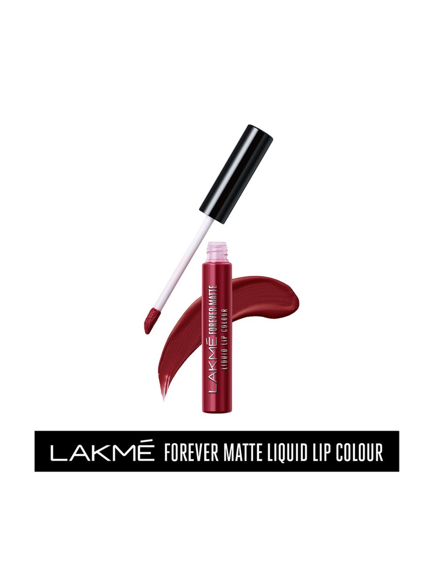 Lakme Forever Matte Liquid Lip Color Crimson Rose - 5.6 ml