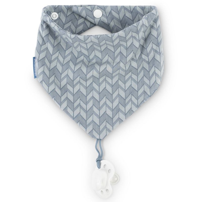 BooginHead Teether and Pacigrip Bib Set - Blue Arrows 2pk