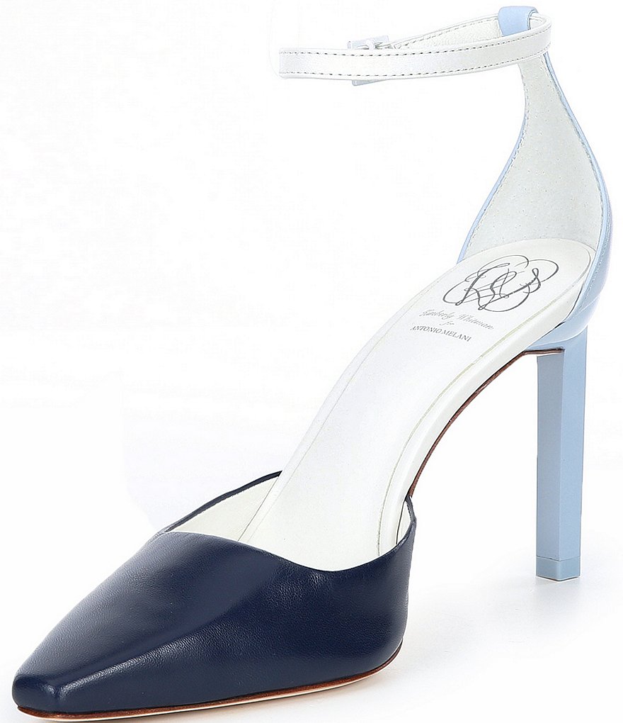 Antonio Melani x Kimberly Whitman Hydrangea Leather Pumps