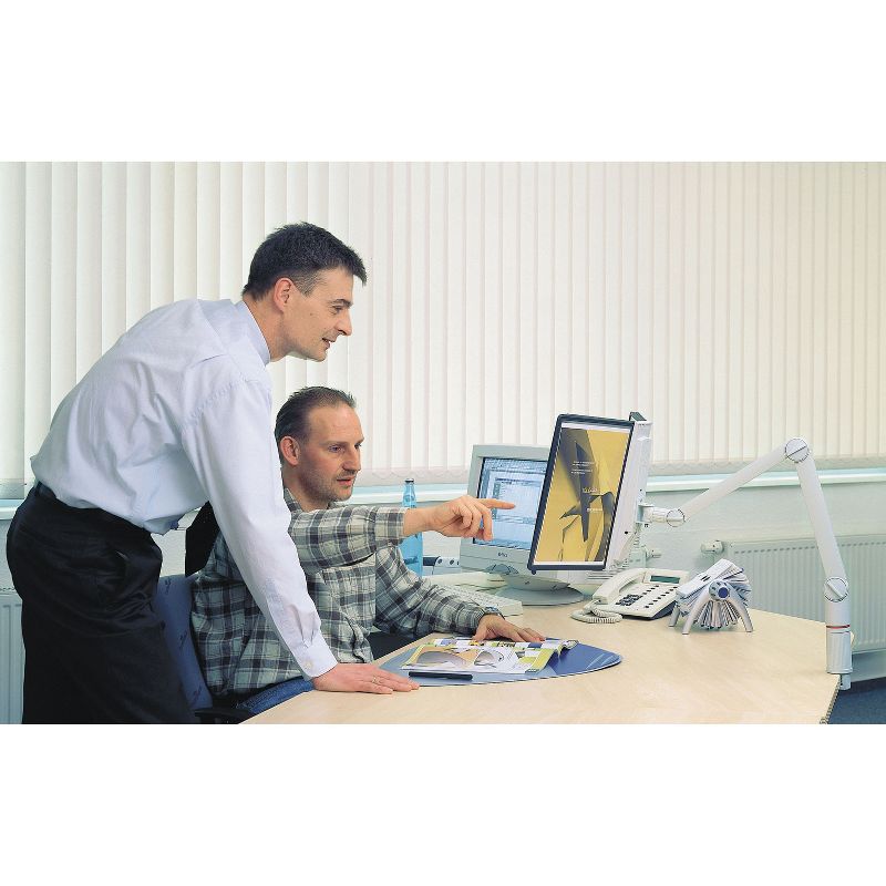 Durable SHERPA Swivel Arm Reference 10 Panel System 10 1/2 x 11 x 12 3/4 Gray 556900