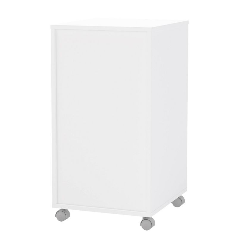 Oxford 4 Drawer File Cabinet White - Chique