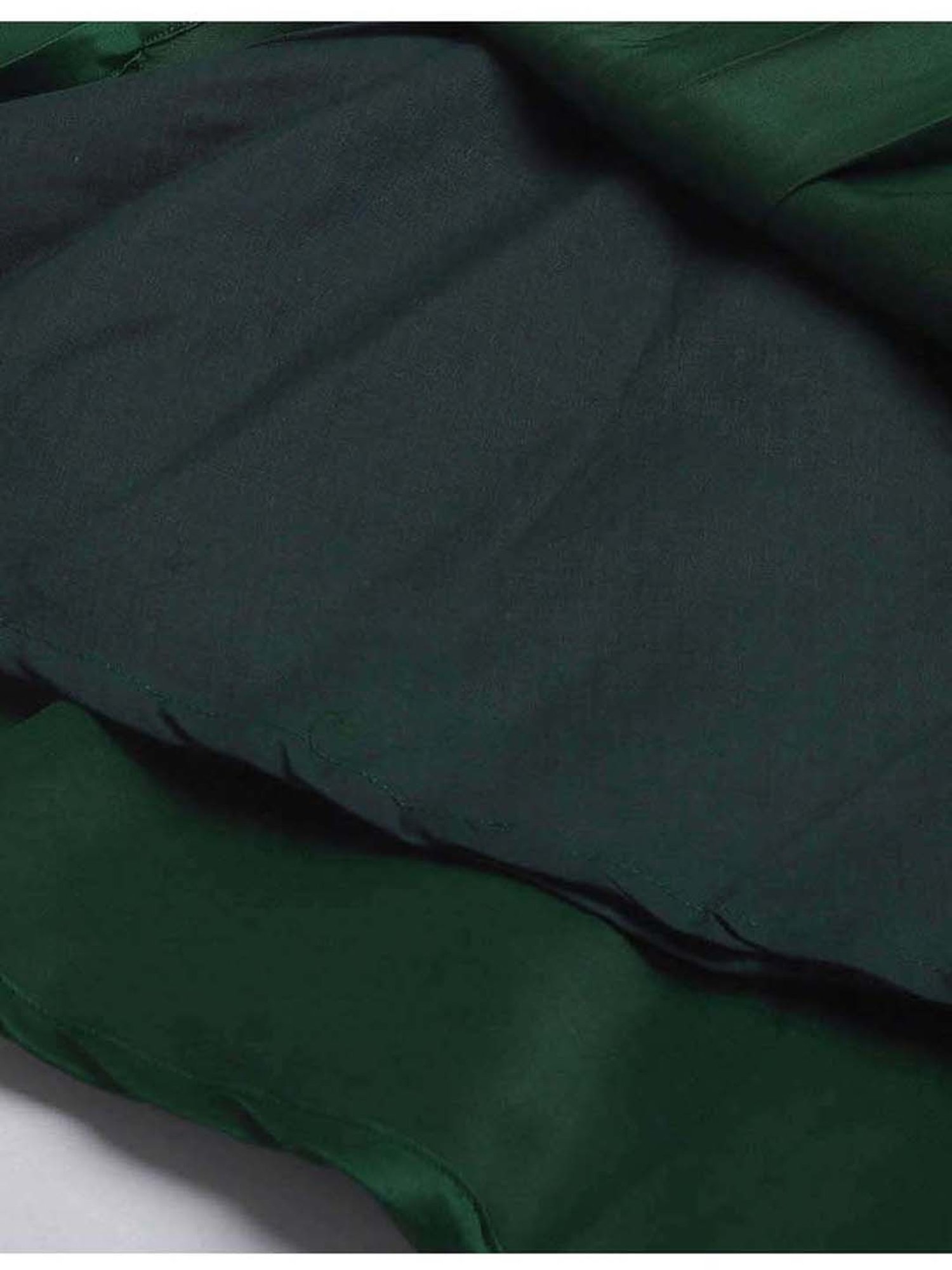 The Magic Wand Kids Green Applique Gown