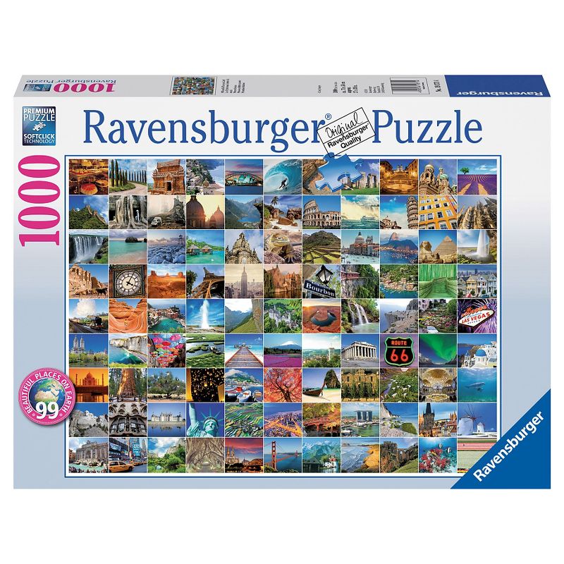 Ravensburger 99 Beautiful Places Jigsaw Puzzle - 1000pc