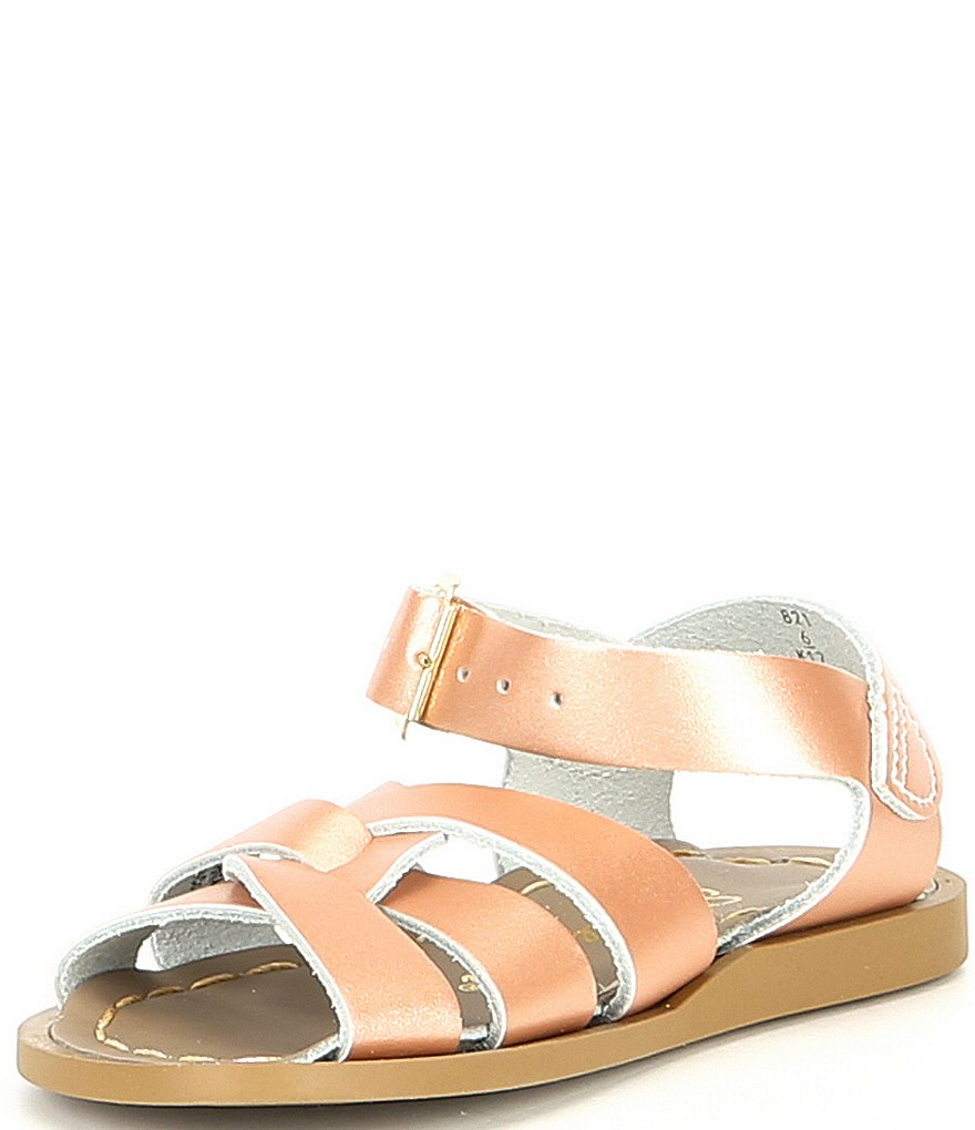 Girls' Saltwater by Hoy The Original Leather Water Friendly Sandals (Infant)