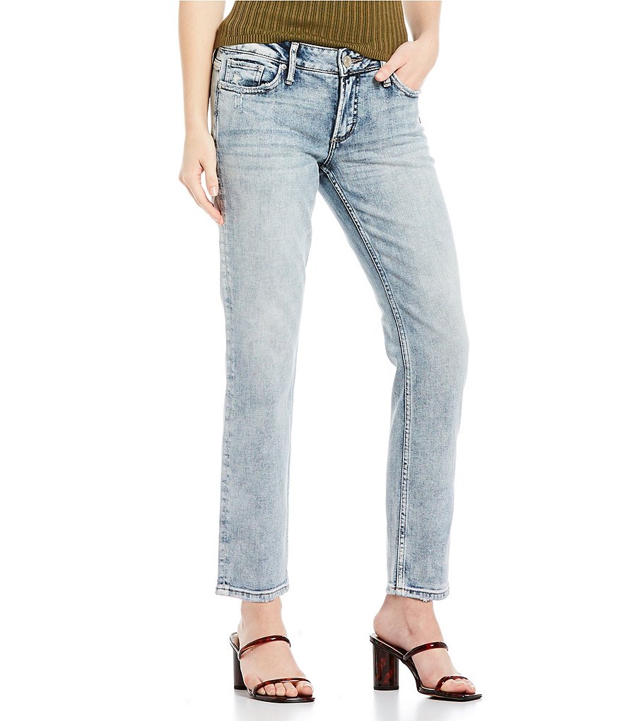Silver Jeans Co. Elyse Slim Mid Rise Jeans