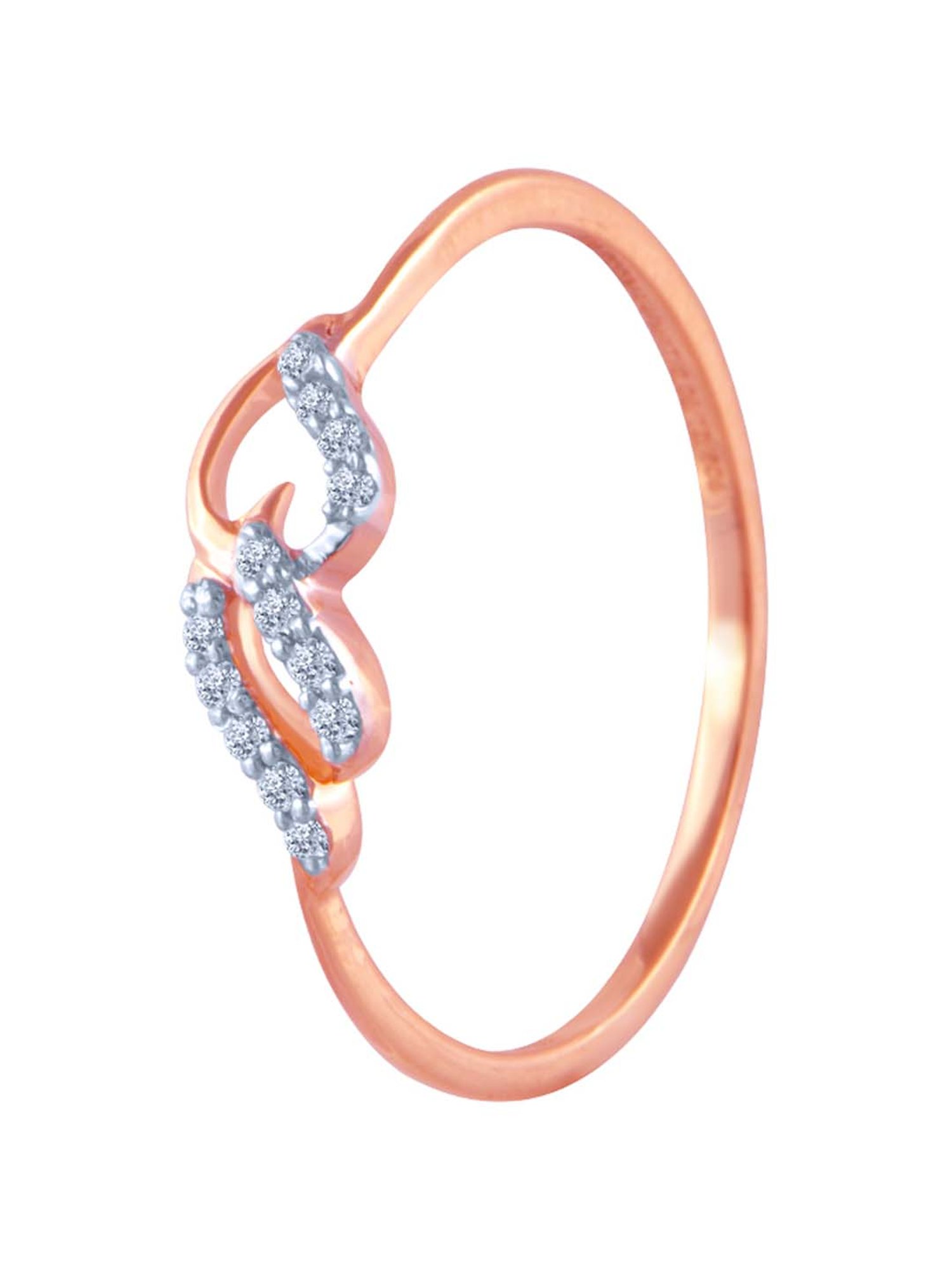 Mia By Tanishq Nature's Finest 14k Yellow Gold Radiant Sp Elegance Diamond Ring