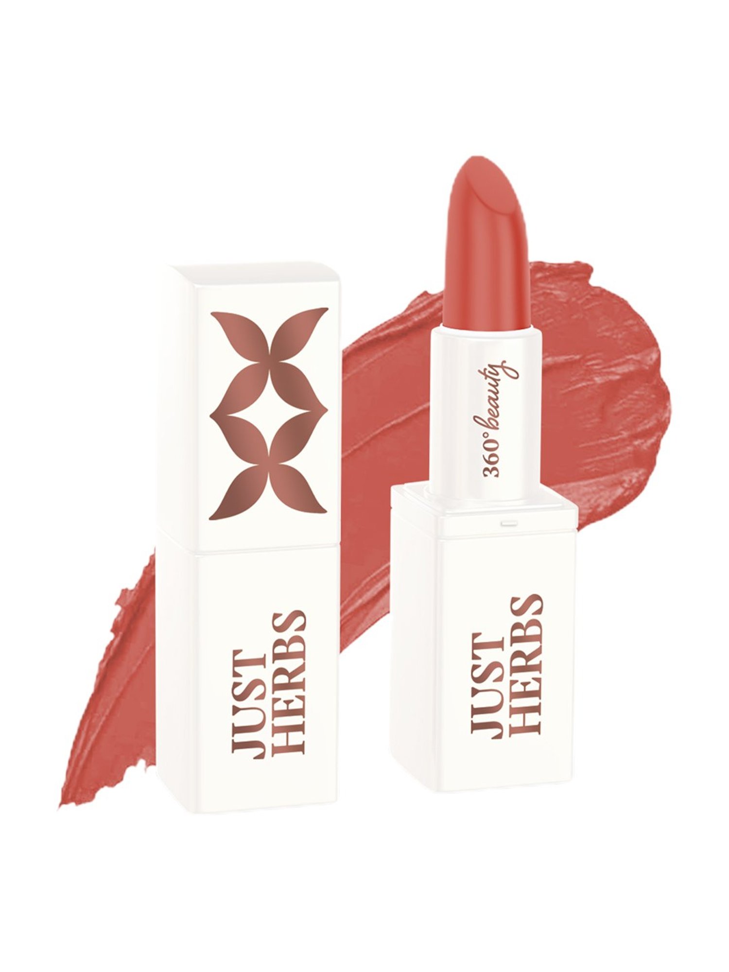 JUST HERBS Herb Enriched Ayurvedic Lipstick 09 Shiwangi (Peachy Coral) - 1.8 gm