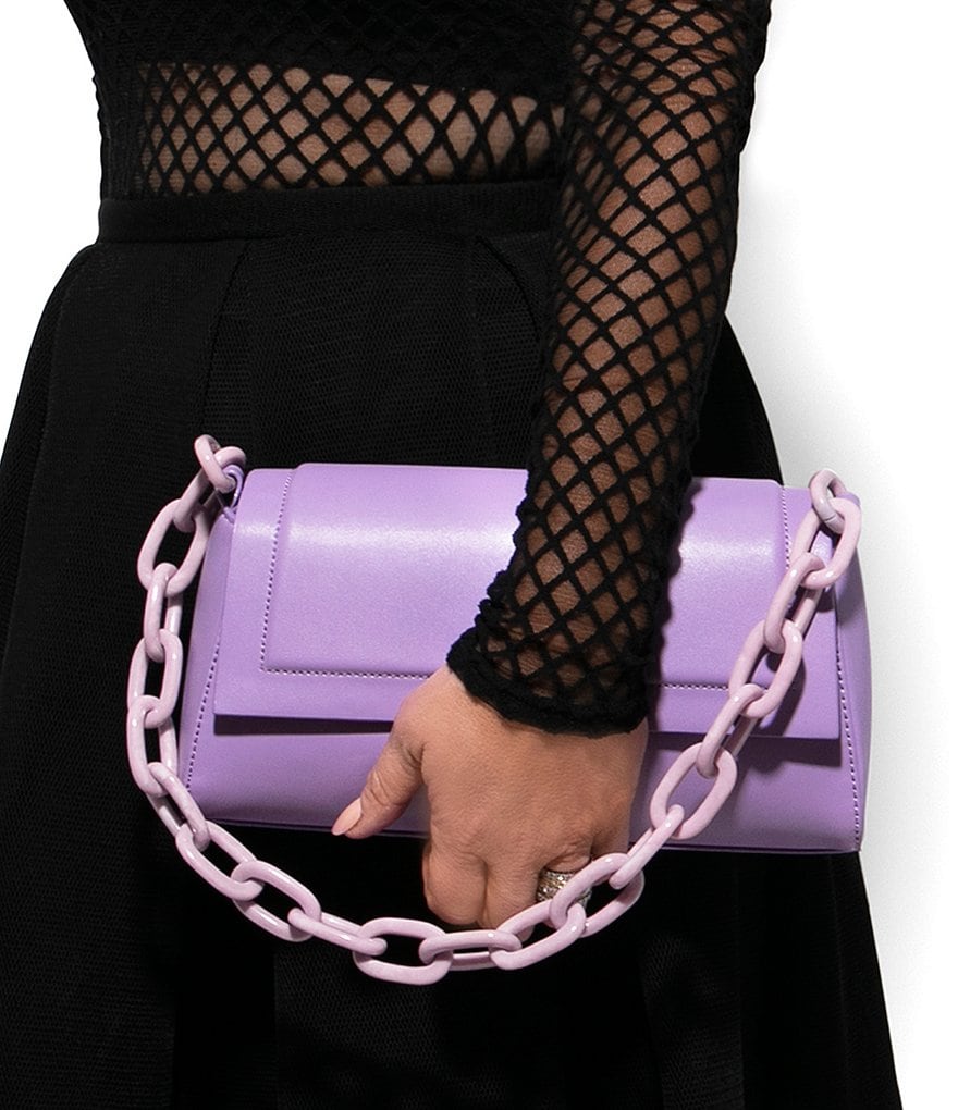 House of Want How We Fashion Vegan Leather Chain Strap Shoulder Bag