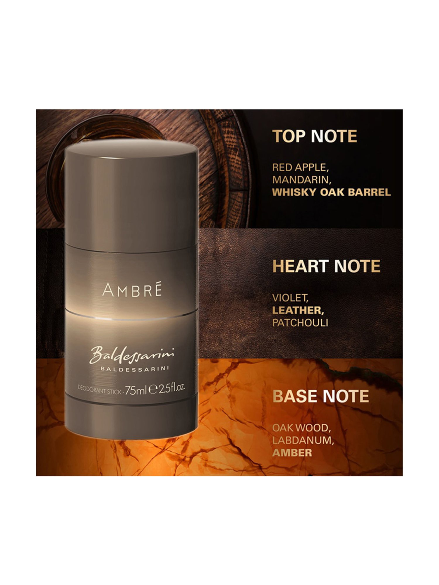 Baldessarini Ambre Deo Stick - 75 ml