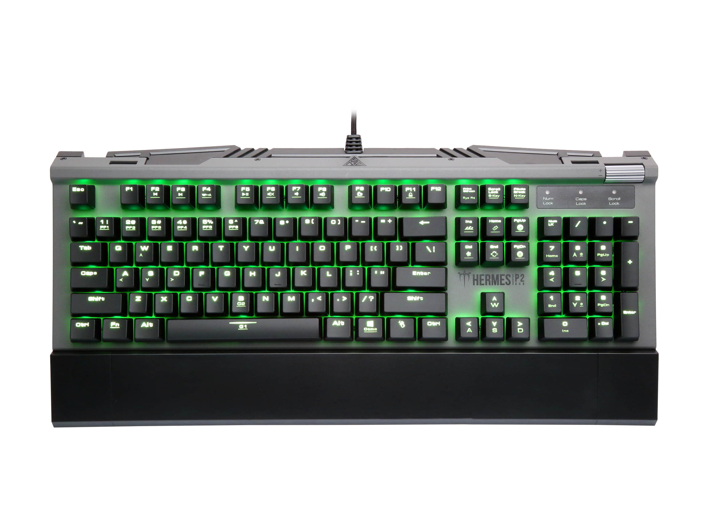 Gamdias Ares P1 Membrane Gaming Keyboard, Multi Color Lighting