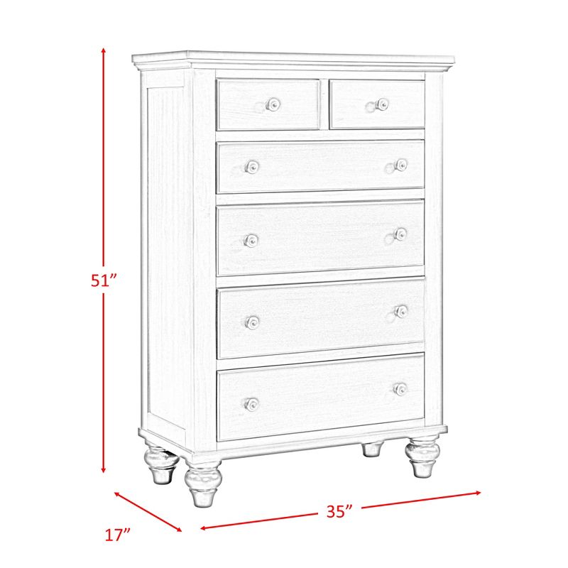 3pc King Channing Storage Bedroom Set Cherry - Picket House Furnishings