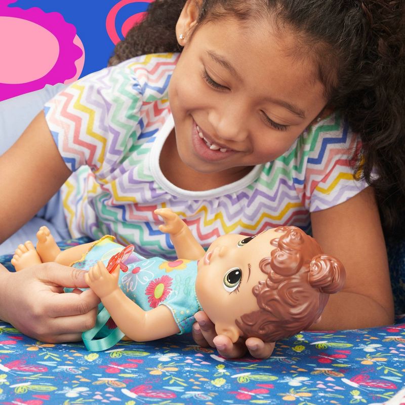Baby Alive Baby Lil Sounds: Interactive Baby Doll - Teal Dress