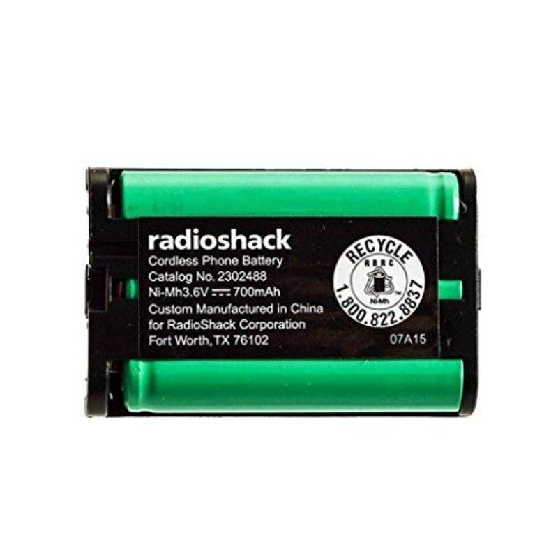 RadioShack 3.6V/700mAh NiMH Cordless Phone Battery for Panasonic HHR-P107 (2302488)