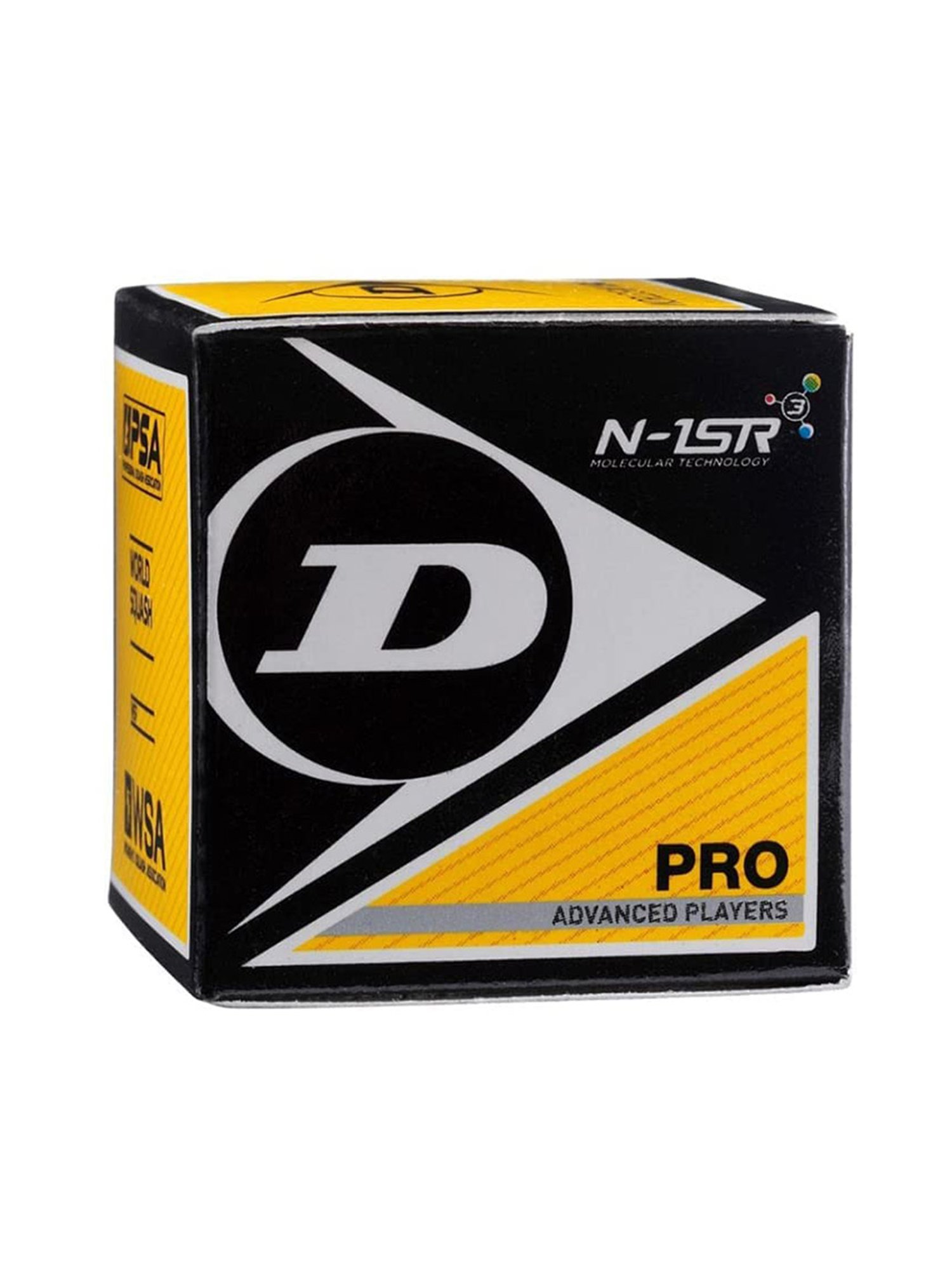 Dunlop Yellow Dot Squash Ball (Black) Size - 127.2mm