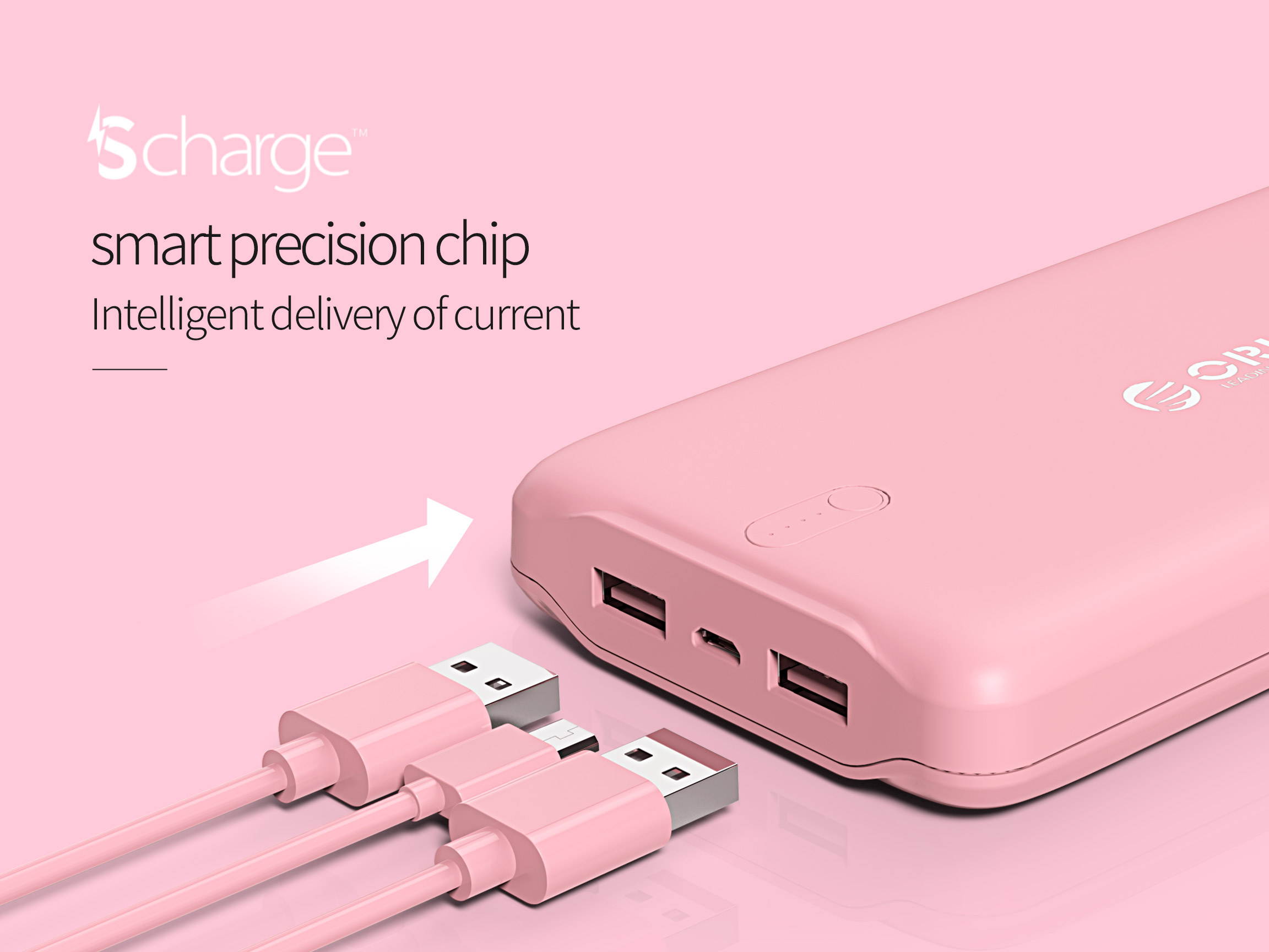 ORICO 20000mAh High Capacity Battery Charger Dual USB Port External Mobile Battery Pack, Battery Power Backup for iPhone 7 Plus/6s, iPad, iPod, Samsung Galaxy, Cell Phones, Tablet