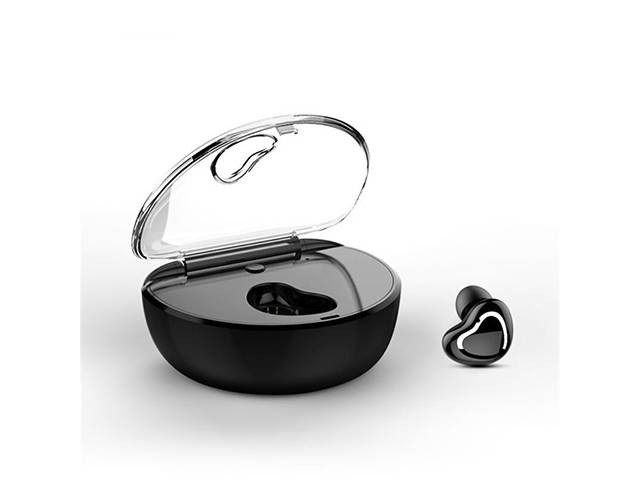 AutofeelSunriseoffice Mini Love Heart Bluetooth Earphone Headset Wireless Headphone With Mic 3D Bass Stereo Sport Earbuds For Phone iPhone Xiaomi Samsung