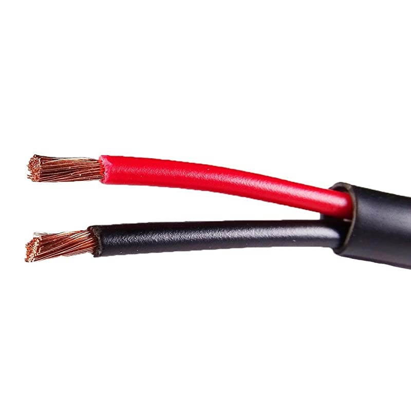 14 AWG 10Feet Direct Burial Speaker and Lighting Wire 2 Channel Pure Oxygen Free Copper High Strand Count