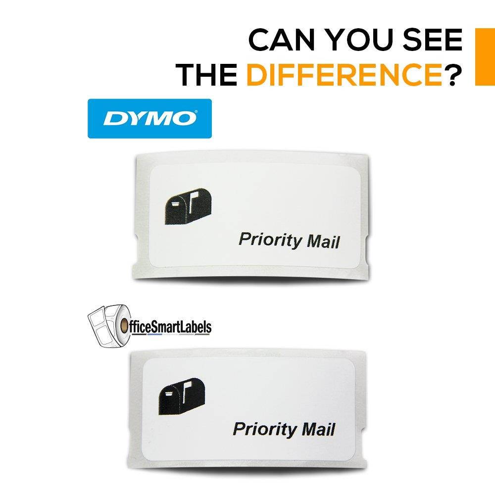 Dymo Compatible 30336-1" x 2-1/8" Multipurpose Labels (12 Rolls - 500 Labels Per Roll)