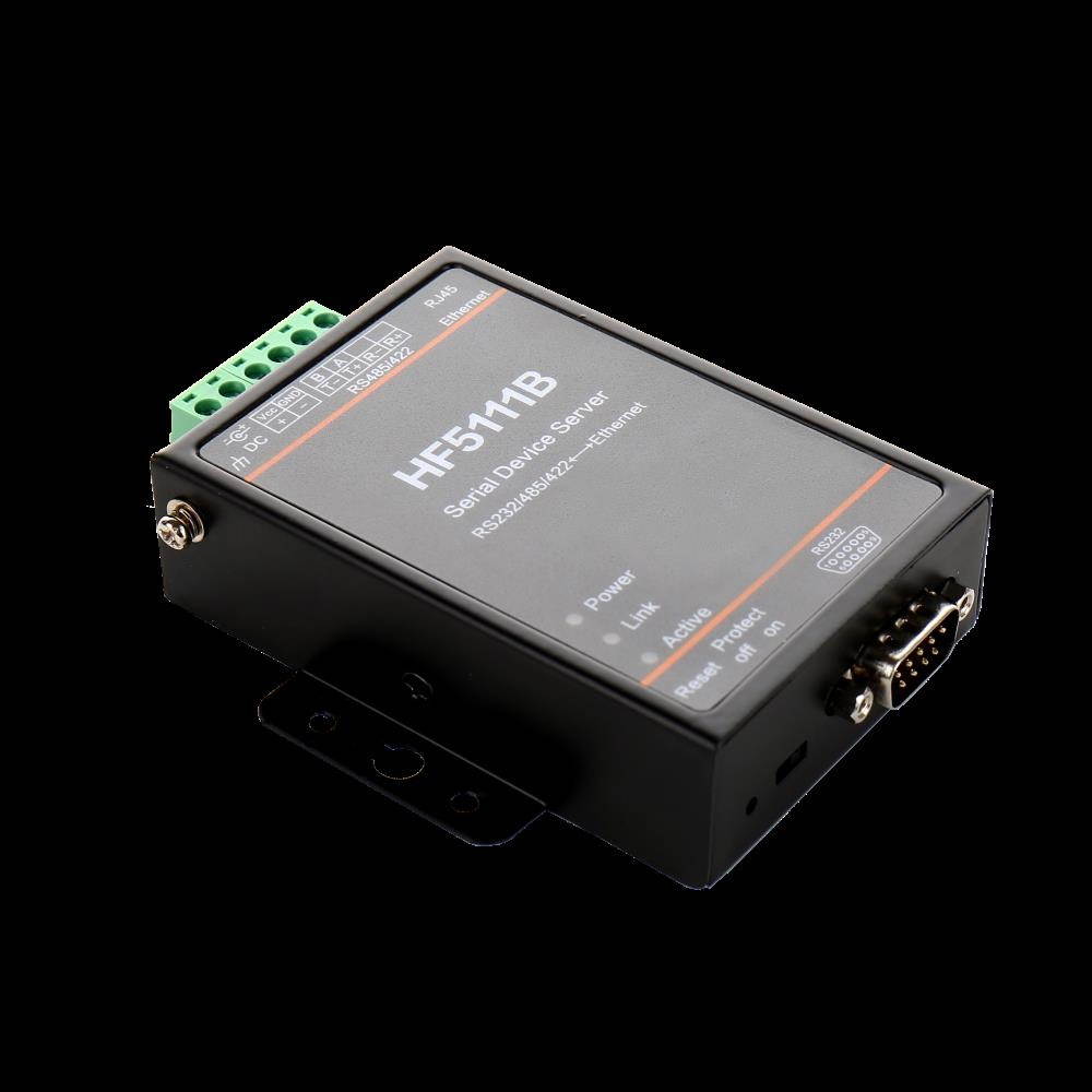 HF5111B Serial Device Server RS232/RS485/RS422 Serial to Ethernet RTOS Serial Server