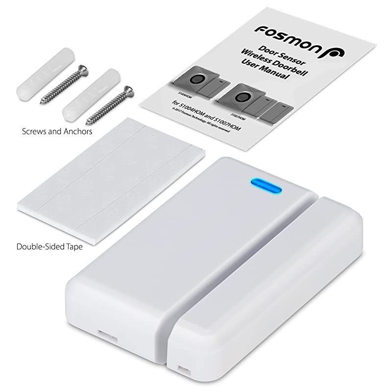 2 Pack WaveLink 51018HOM AddOn Door Contact Sensor Unit No Receiver White