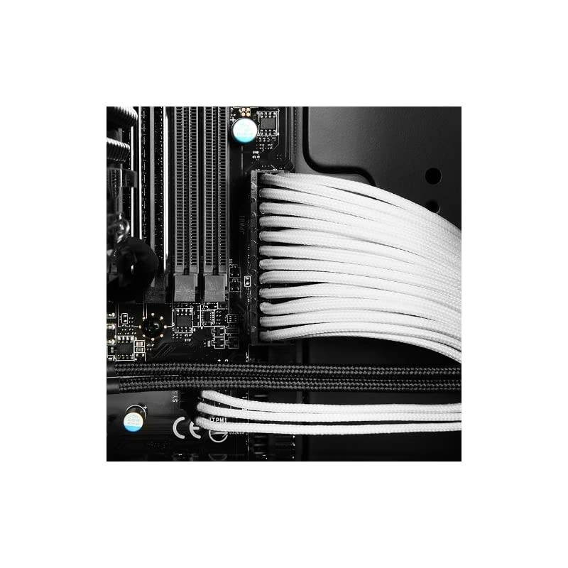 Tek Sleeved Extension Power Supply Cable with 1 x Motherboard 24-Pin Connector (PP07-MBW)