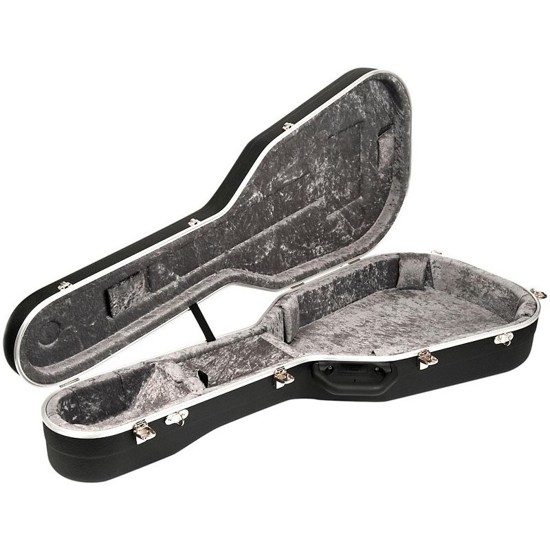 Hiscox Cases Classical Guitar Case/Large Black Shell/Silver Int-Pro II