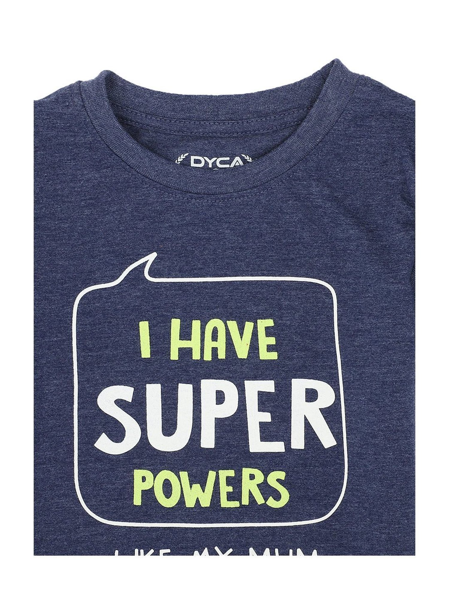 Dyca Kids Red & Navy Printed T-Shirt (Pack Of 2)