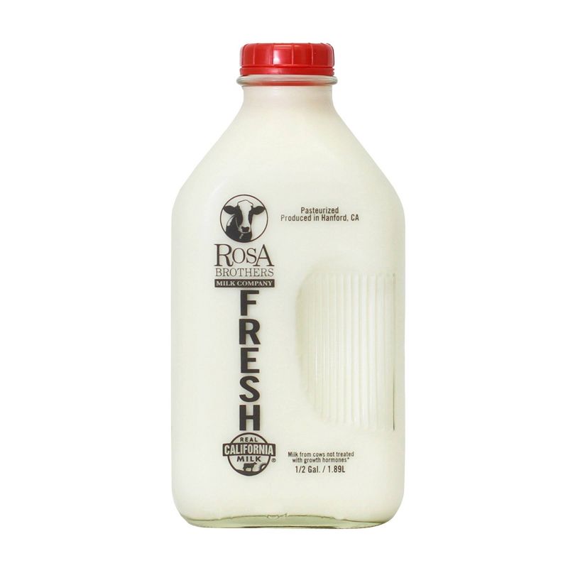 Rosa Brothers Milk Co. Whole Milk - 0.5gal