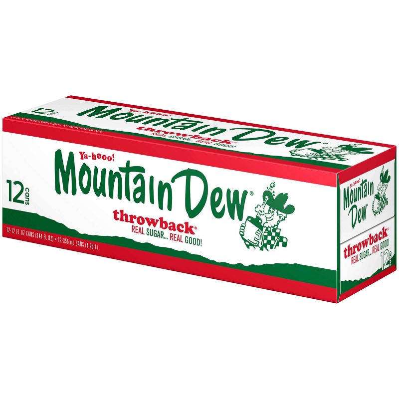 Mountain Dew Throwback Soda - 12pk/12 fl oz Cans